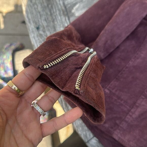 Blank NYC Suede Maroon Jacket - Picture 12 of 12